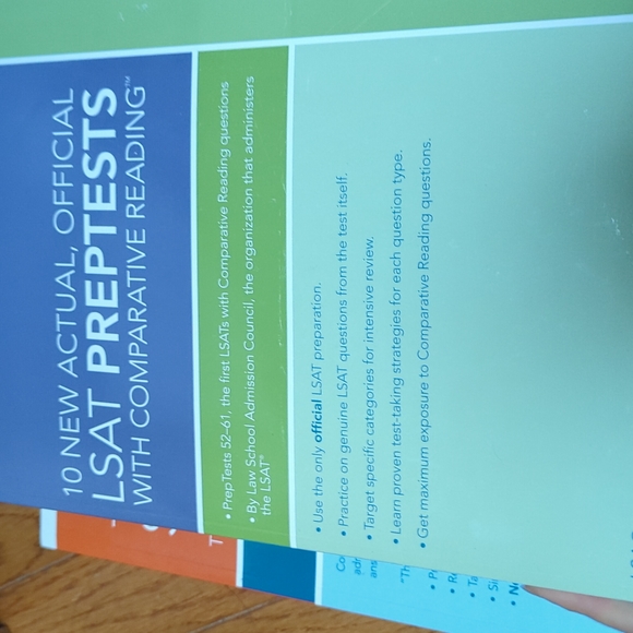 LSAT prep practice test books - Picture 5 of 6